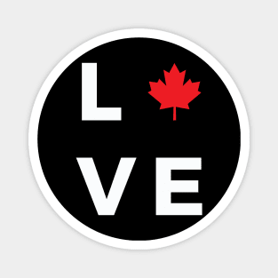 Love , Canada Day Magnet